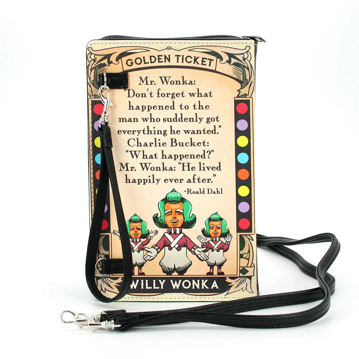 Charlie and the Chocolate Factory Book Cross-body Bag