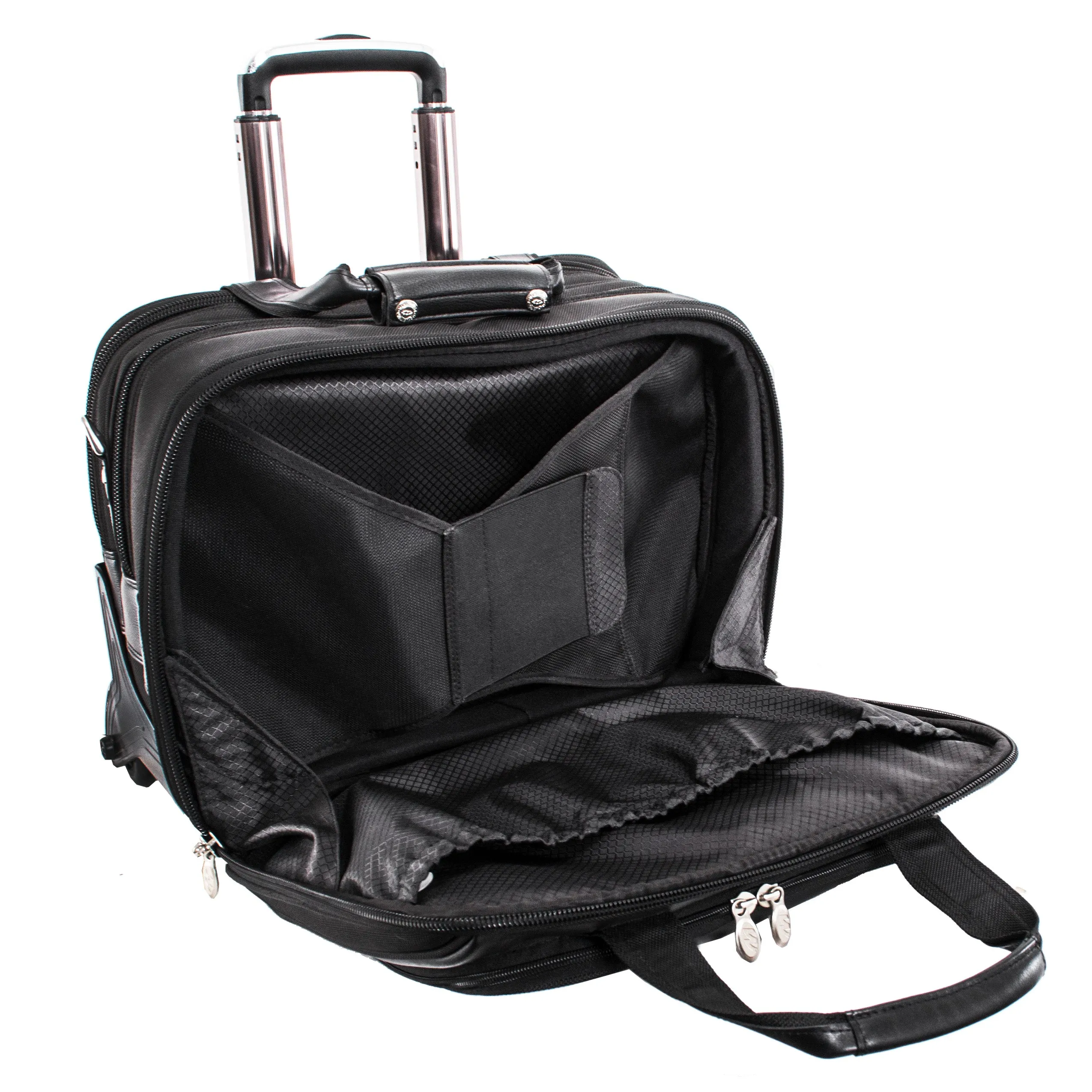 CHICAGO | 17” Nylon Detachable-Wheeled Overnight Laptop Case