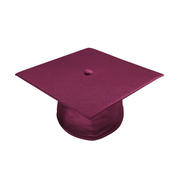 Child Shiny Maroon Graduation Cap & Gown - Preschool & Kindergarten