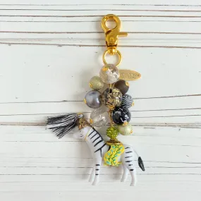 Circus Zebra Bag Charm