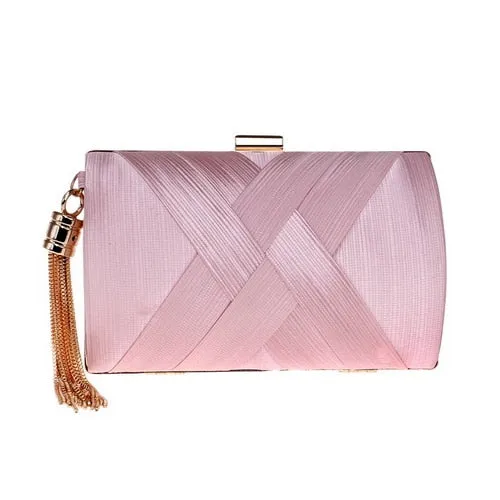 Classical Style Metal Tassel Lady Clutch Bag For Party