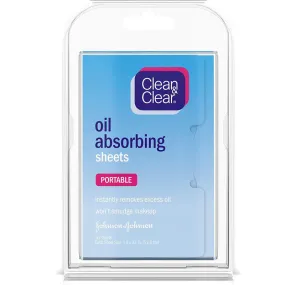 Clean & Clear Oil Absorbing Facial Blotting Sheets 50 Count