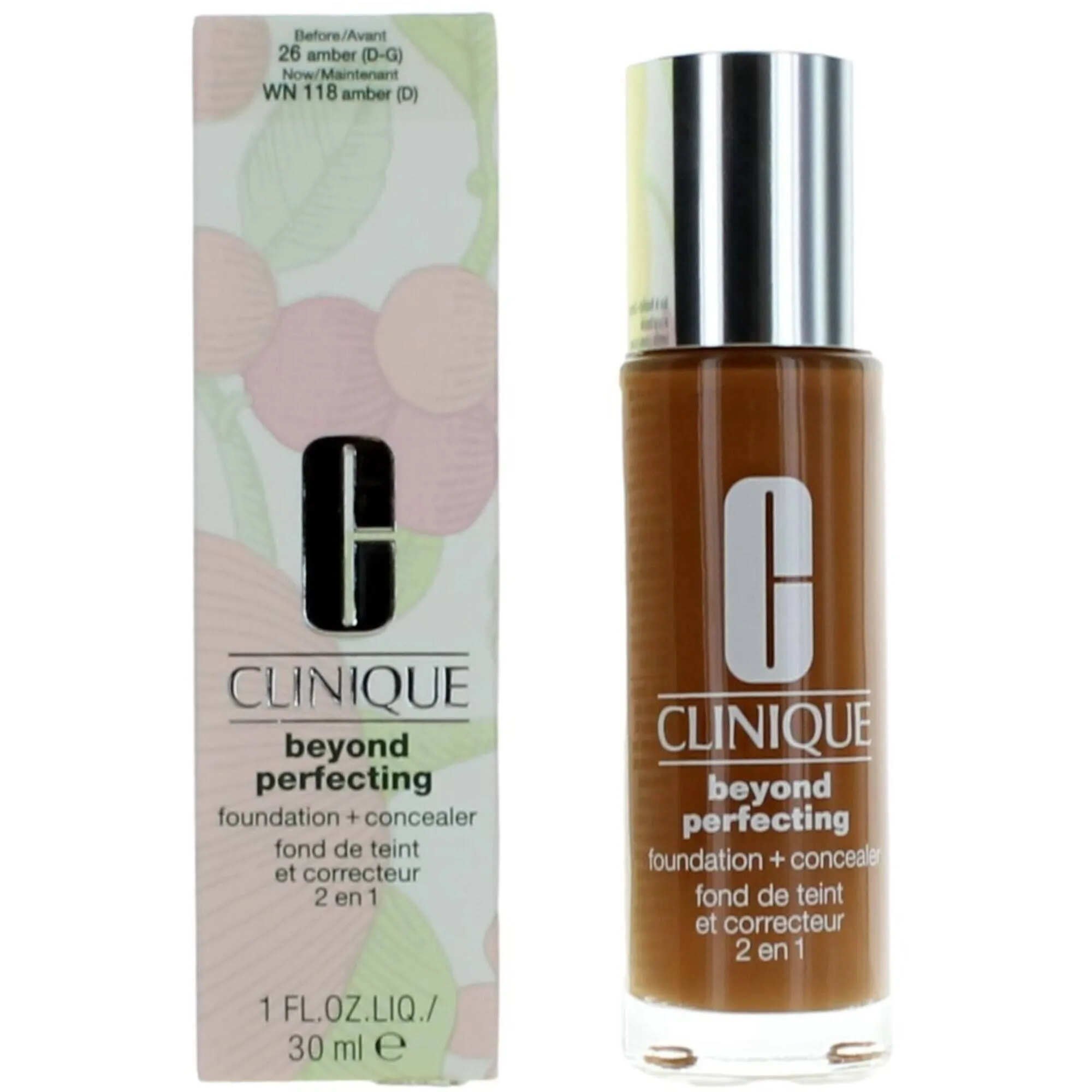 Clinique Women's Foundation   Concealer - Beyond Perfecting Shade WN 118 Amber, 1 oz