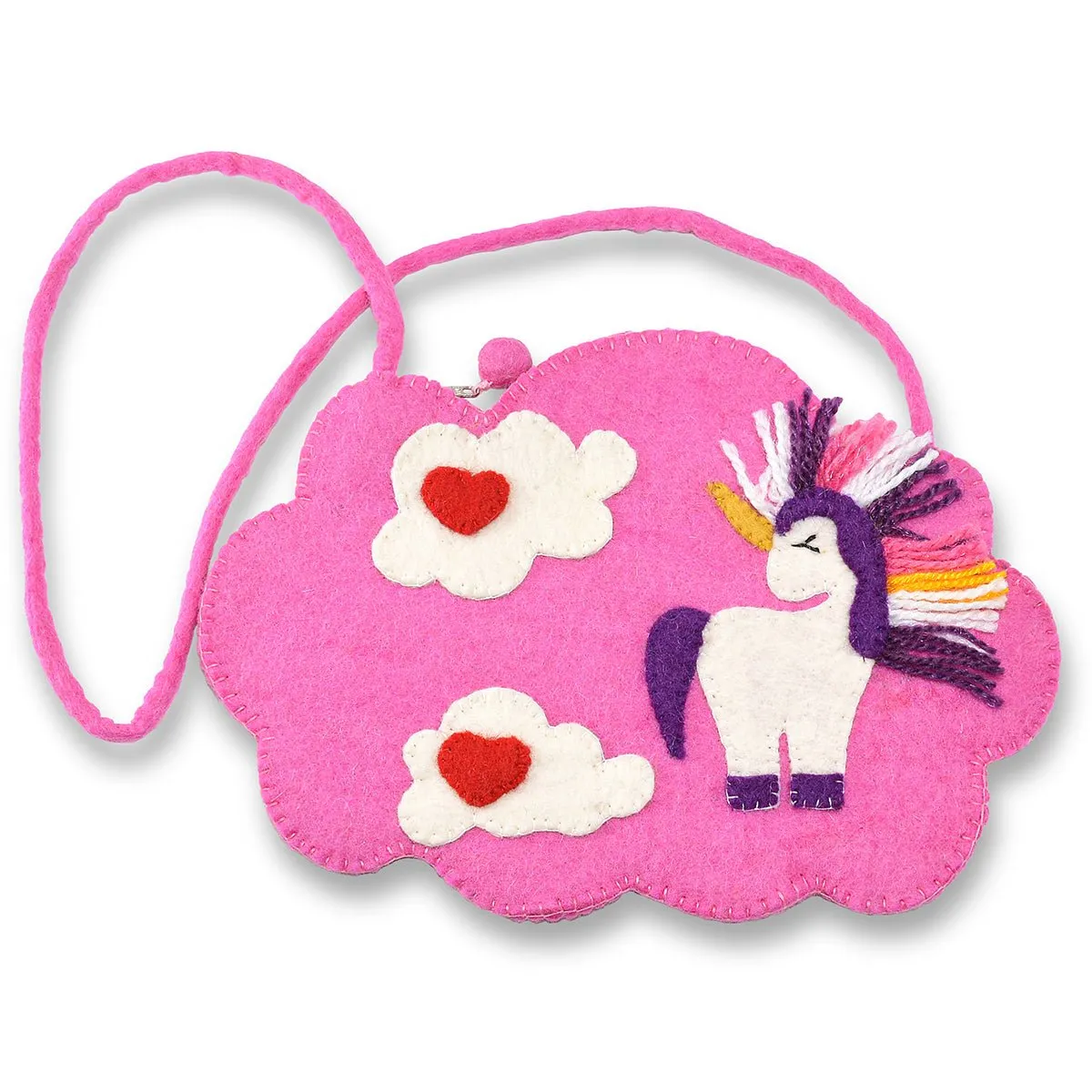 Cloud Shaped Unicorn Cross Body Bag