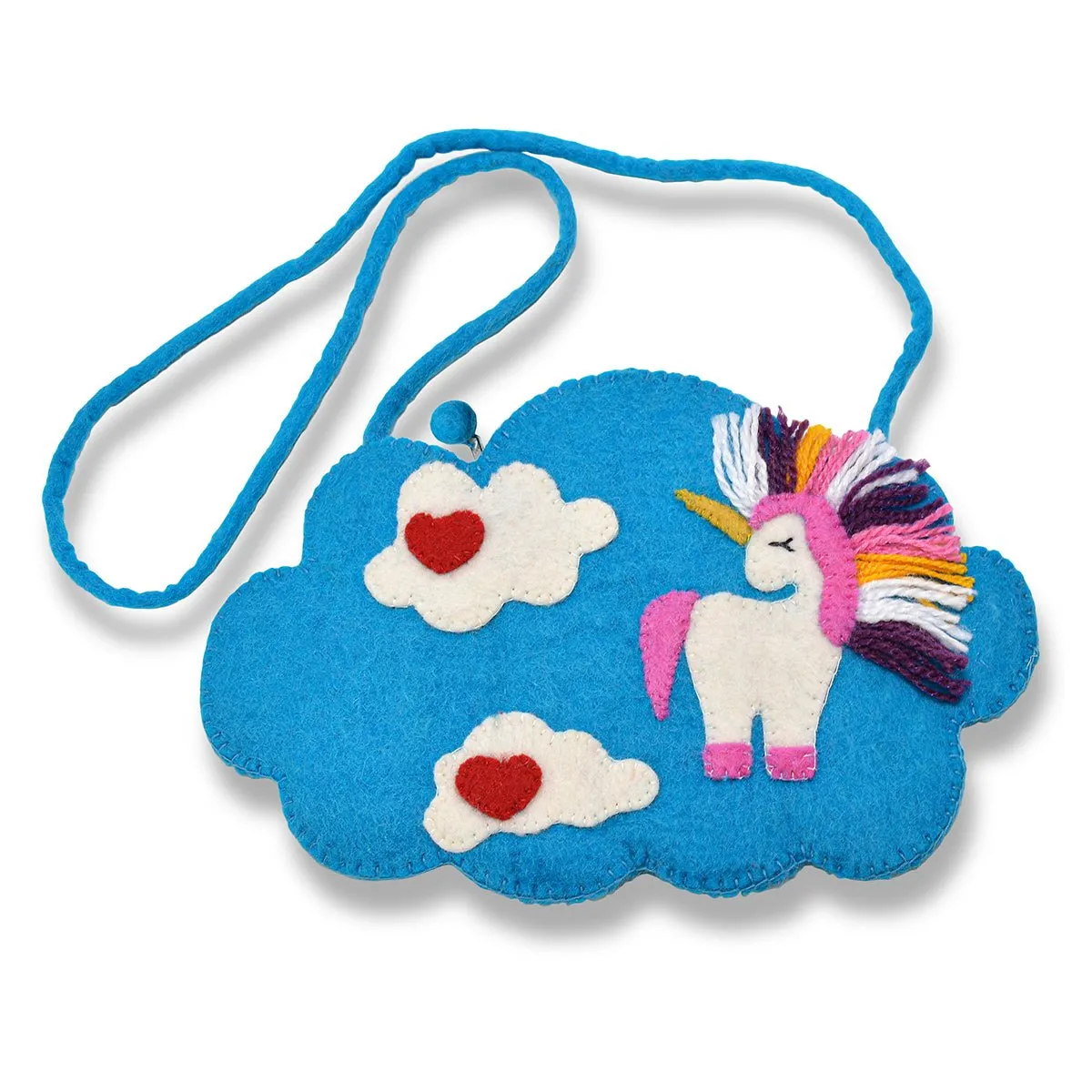 Cloud Shaped Unicorn Cross Body Bag