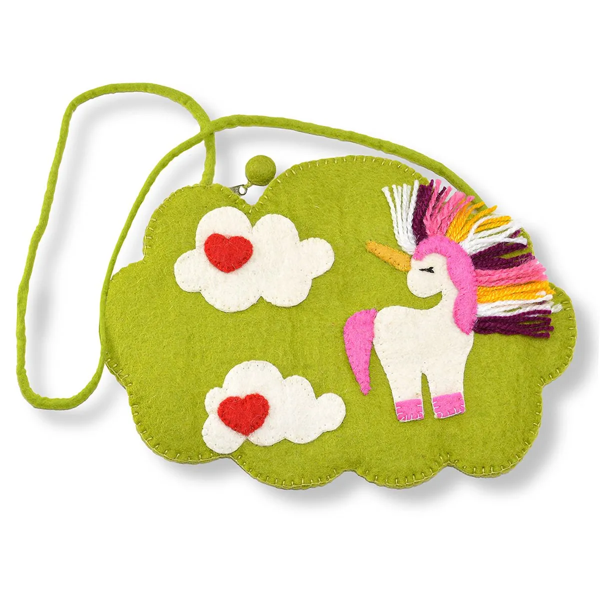 Cloud Shaped Unicorn Cross Body Bag