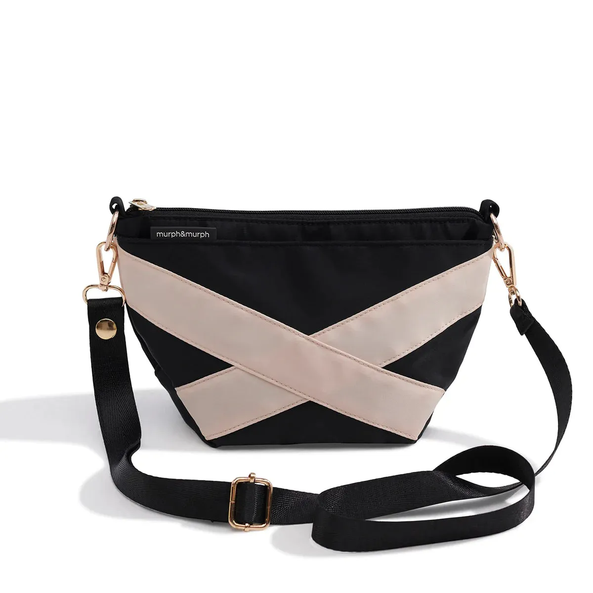 COVE PETITE BAG | Panda Black x Cream Cross