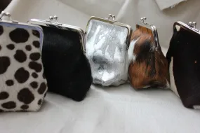 Cow Hide Coin Purse