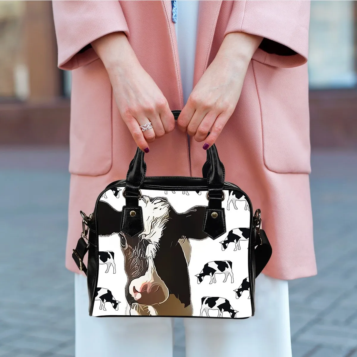 Cow Shoulder Bag