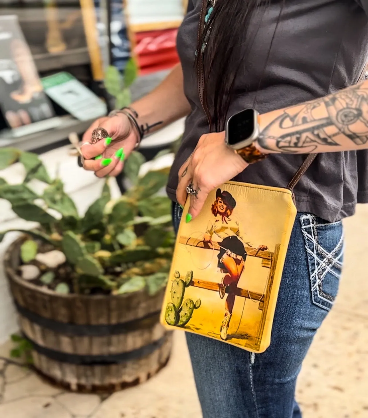 Cowgirl Pin-Up Purse