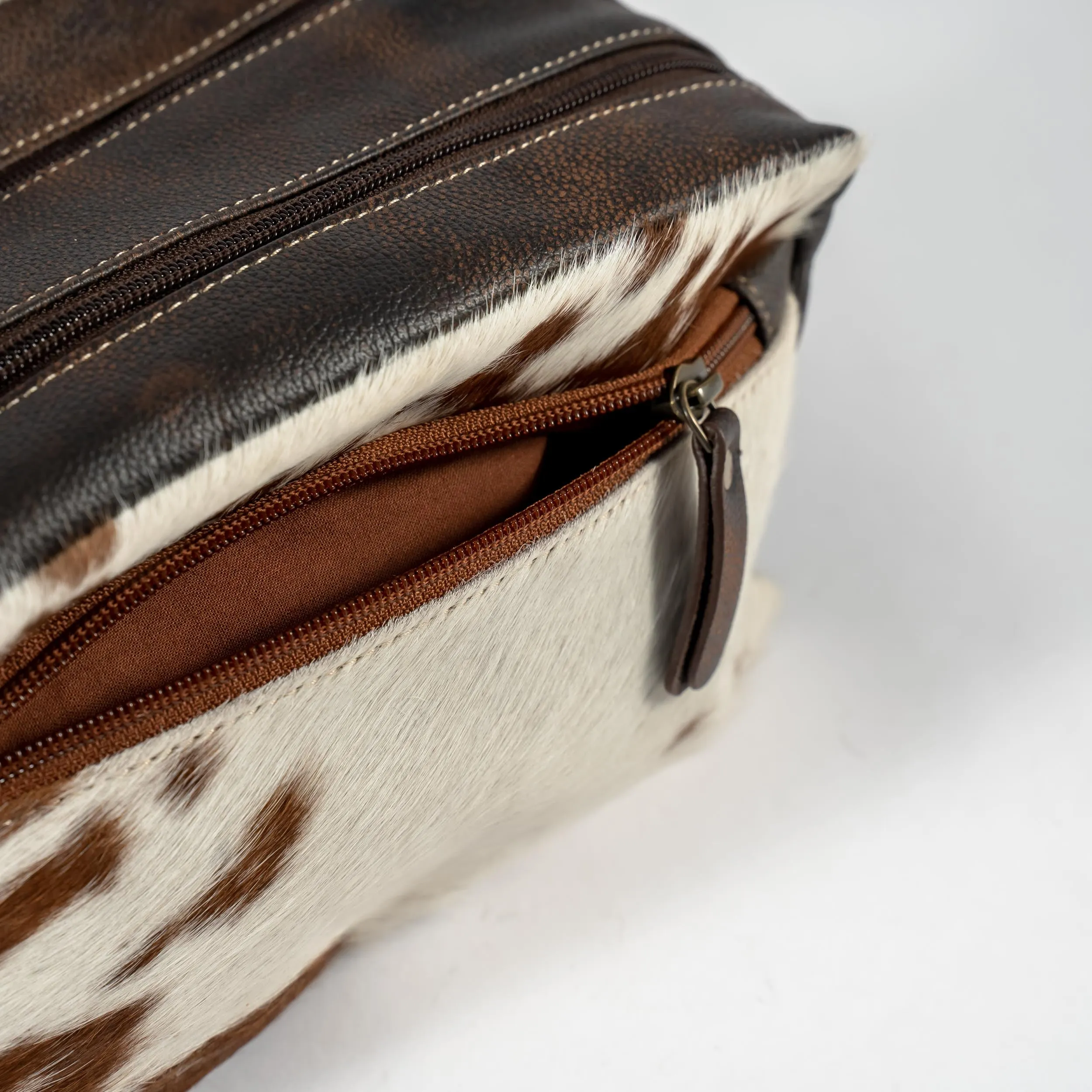 Cowhide Travel Bag