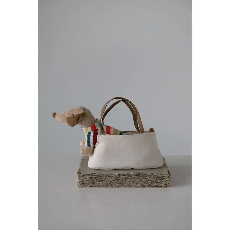 Creative Co-op - Dachshund In A Purse