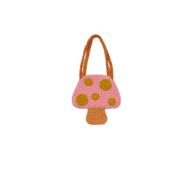 Crochet Mushroom Purse - Pink