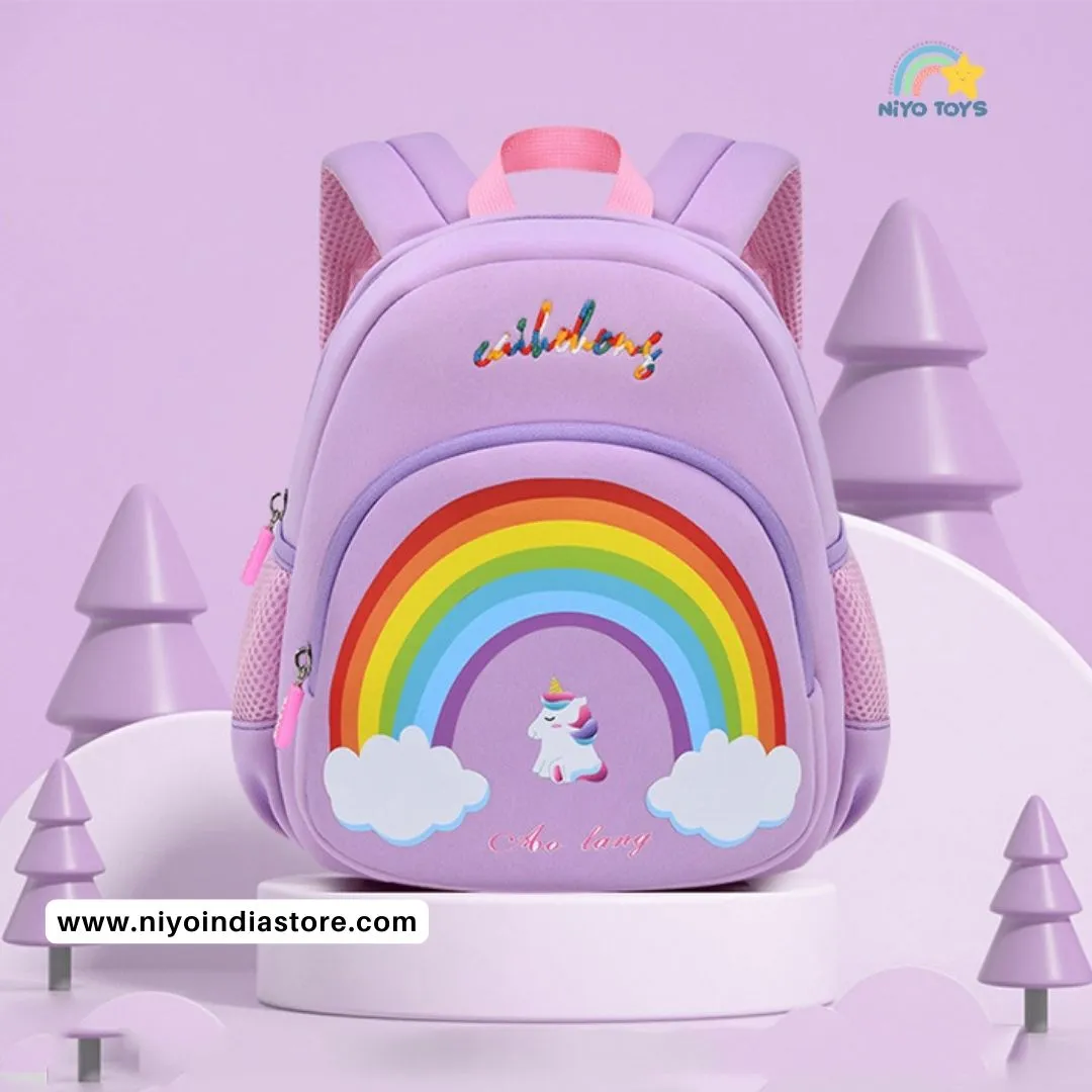 Cute Rainbow Backpacks for Kids Girls Boys Toddler Bag