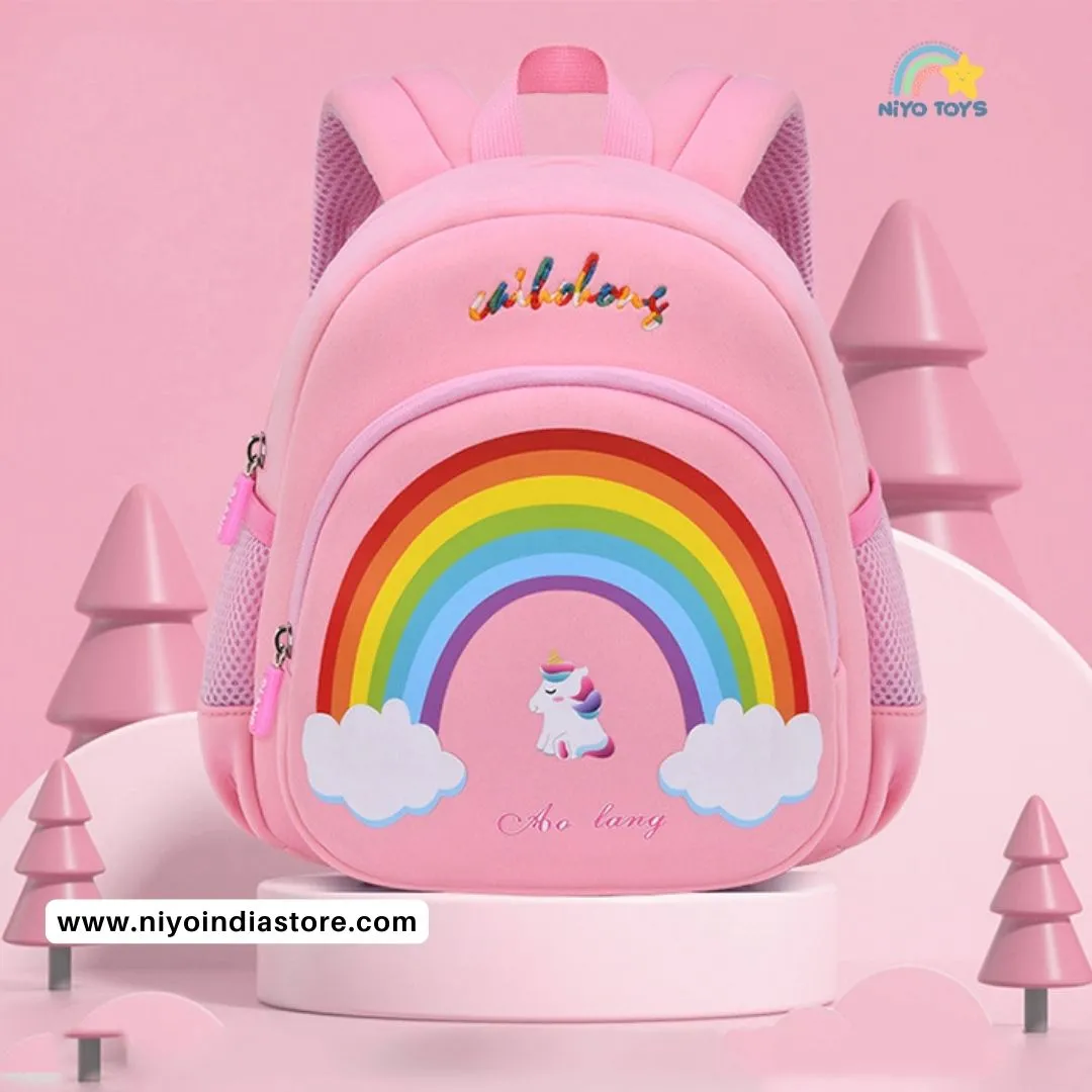 Cute Rainbow Backpacks for Kids Girls Boys Toddler Bag