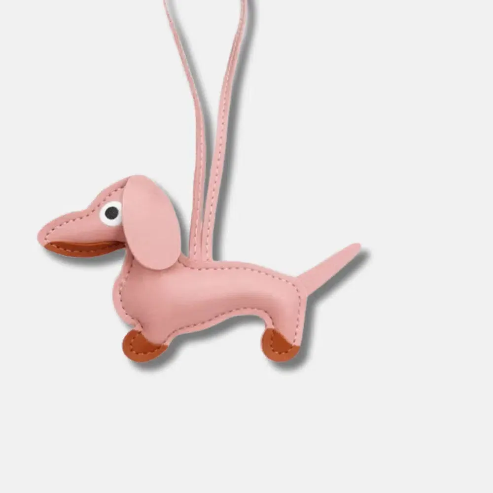 Dachshund – Playful dachshund design – Bag charm