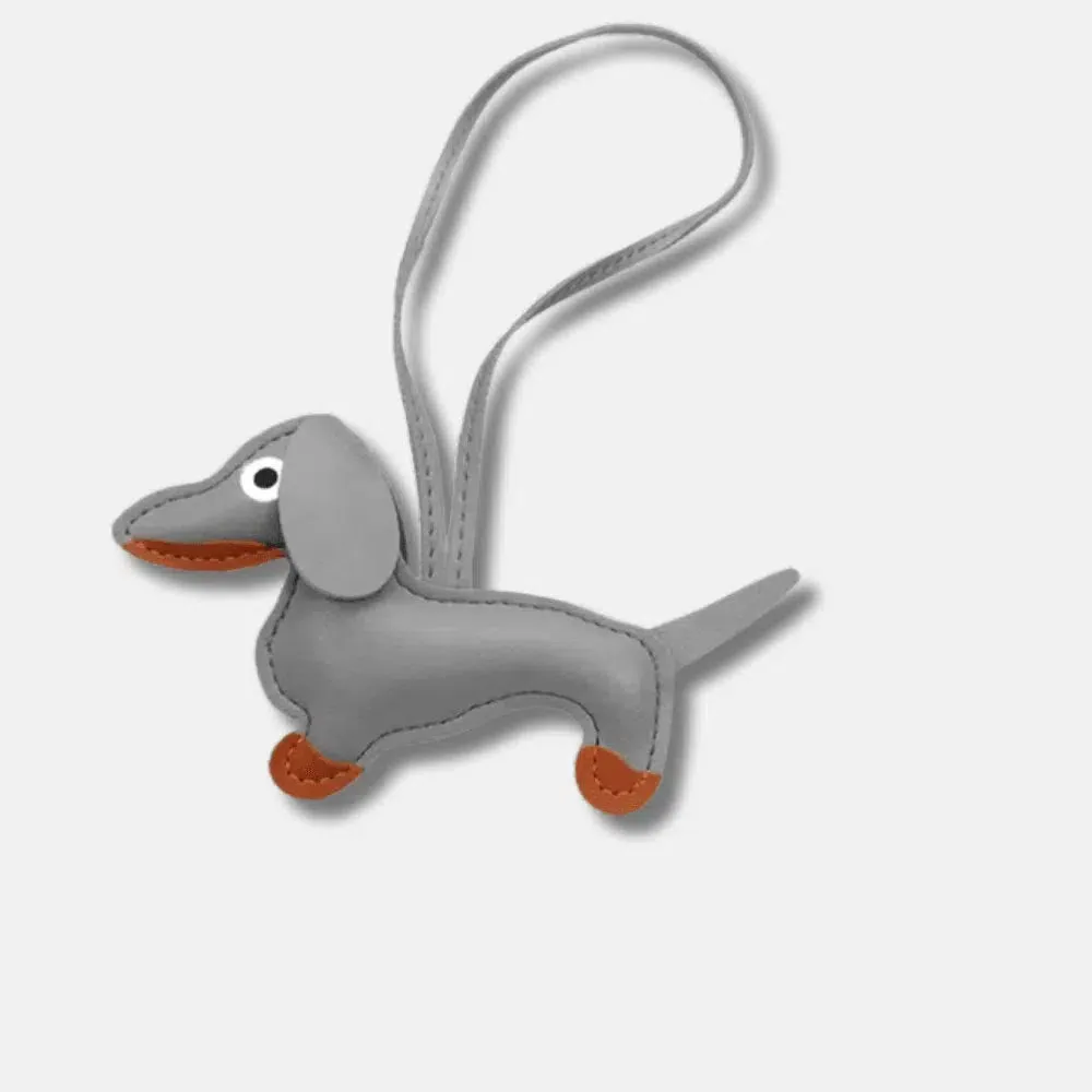 Dachshund – Playful dachshund design – Bag charm