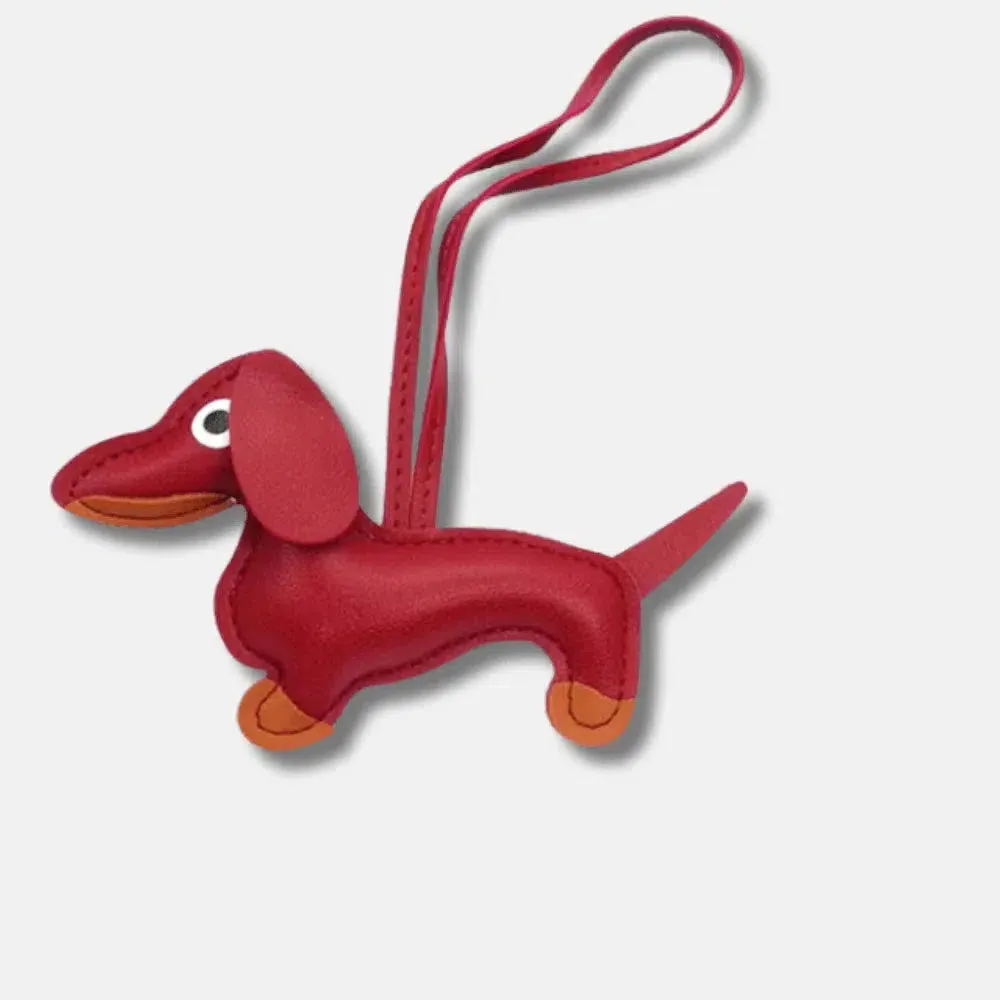 Dachshund – Playful dachshund design – Bag charm