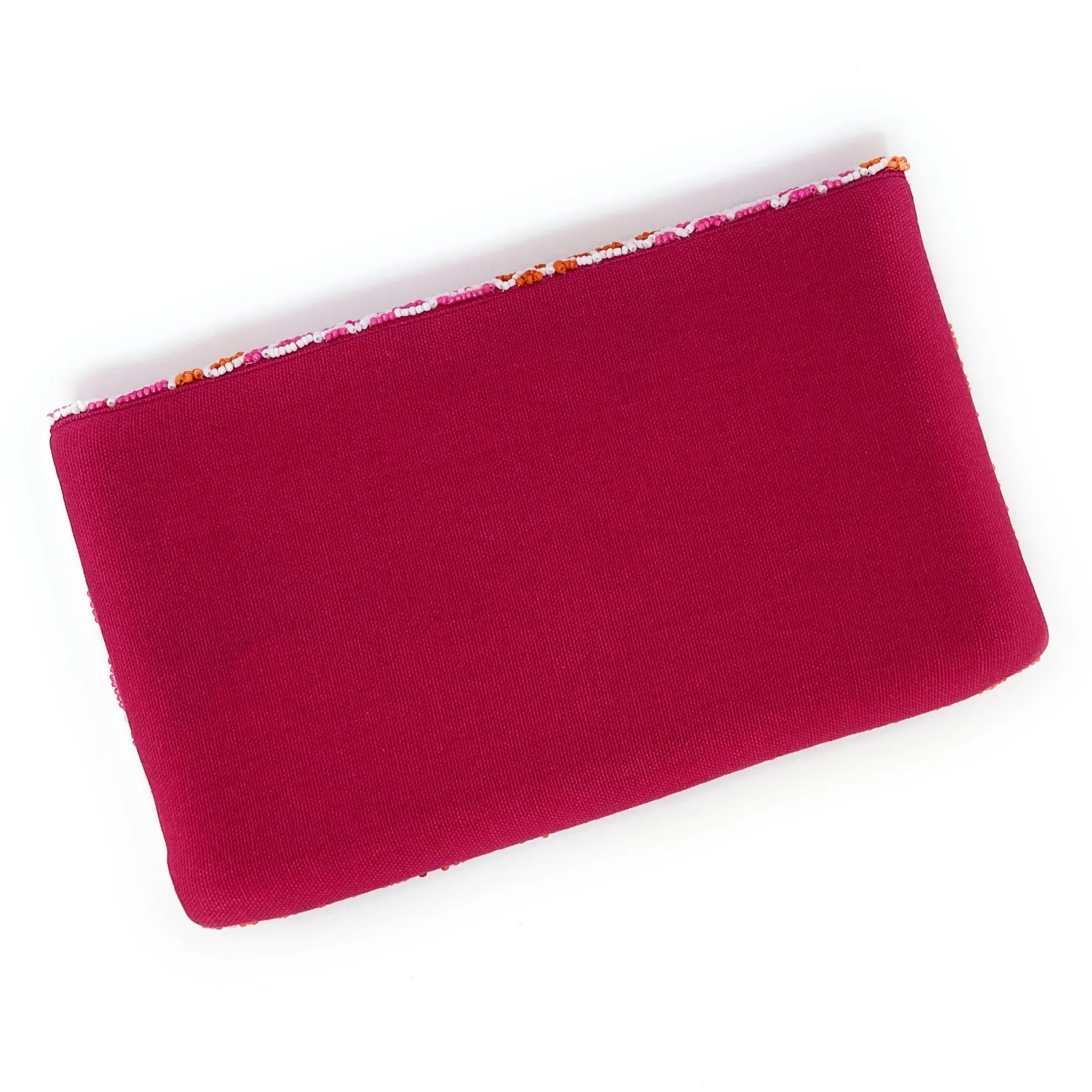 Dahlia Beaded Clutch Purse