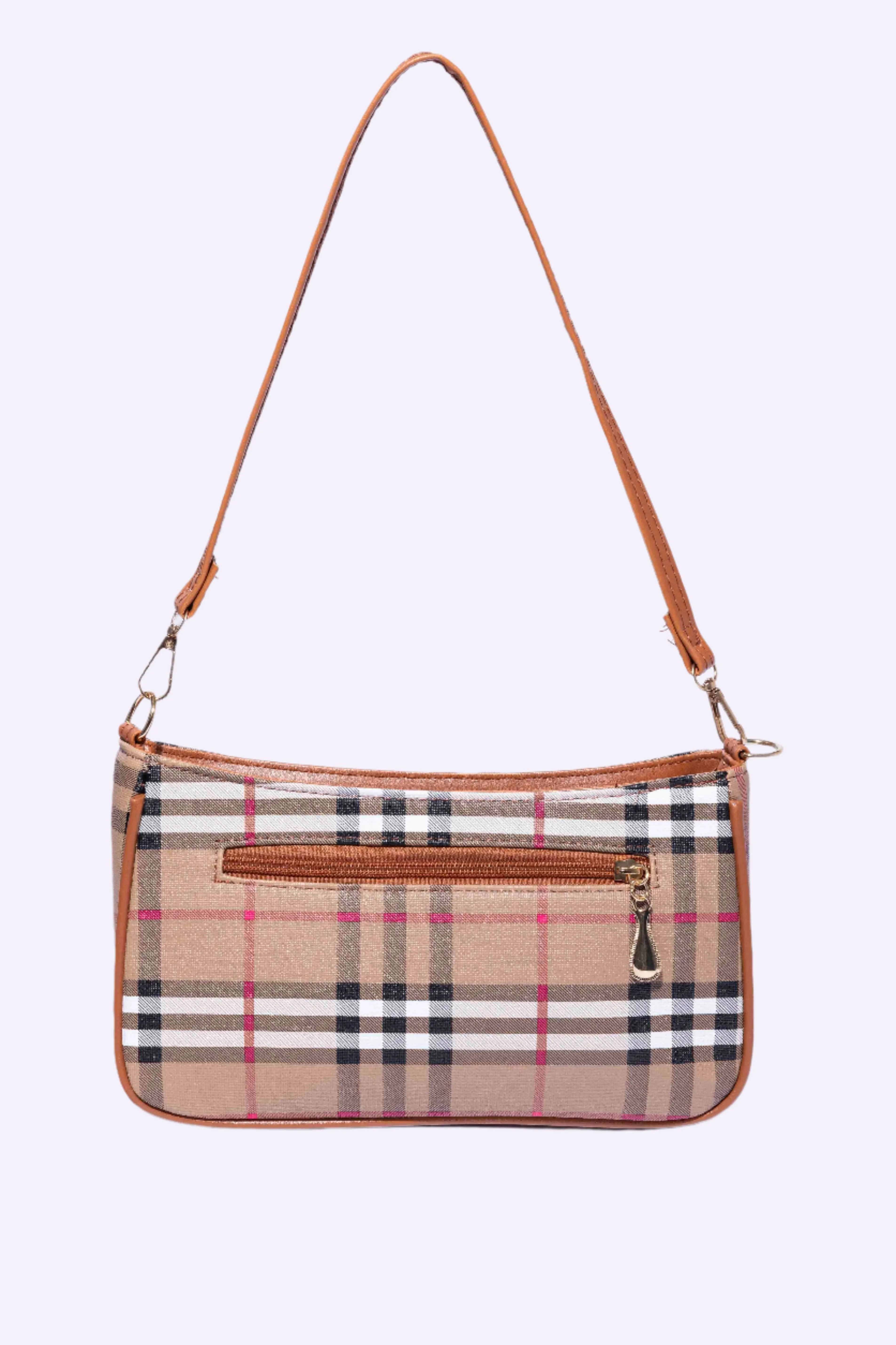 Detachable Strap Printed Shoulder Bag