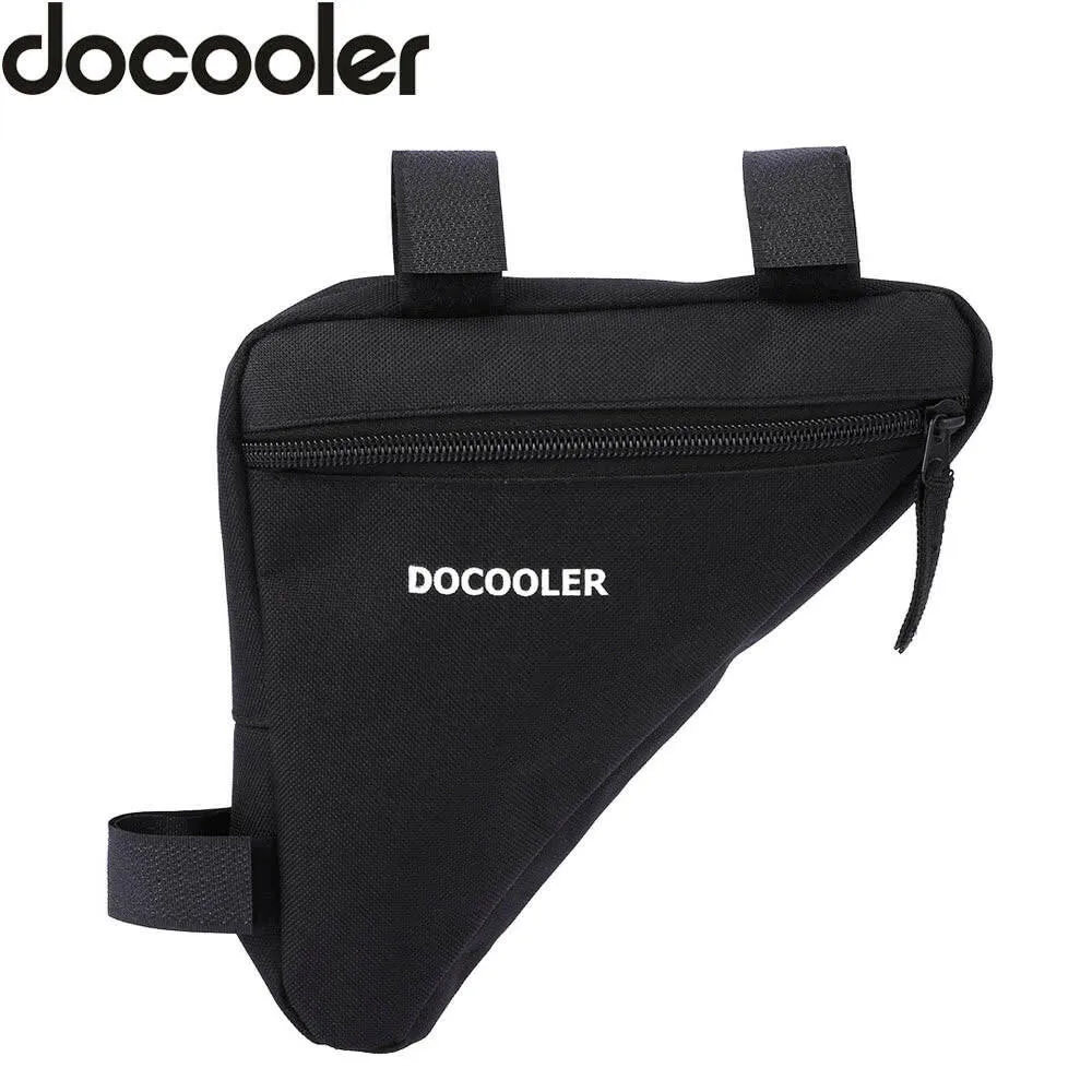 Docooler Triangle Cycling Bike Bicycle Front Saddle Tube Frame Pouch Bag Holder Outdoor Bag