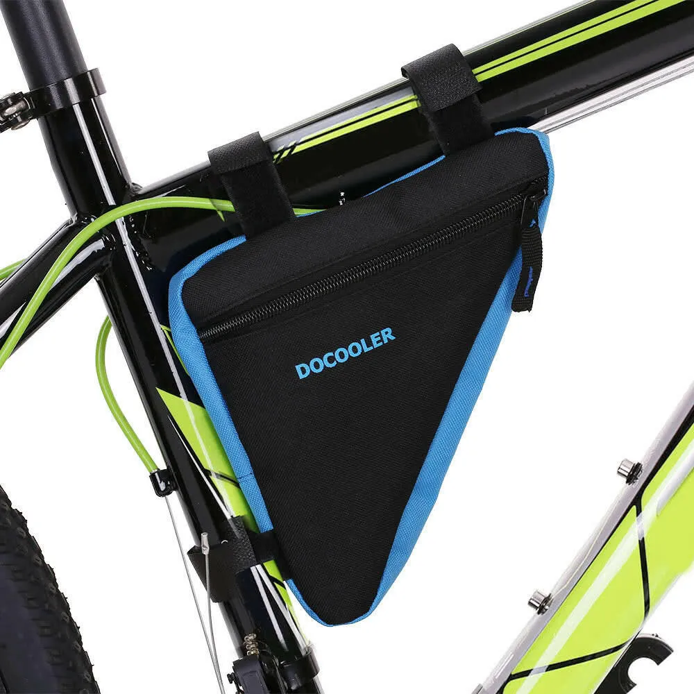 Docooler Triangle Cycling Bike Bicycle Front Saddle Tube Frame Pouch Bag Holder Outdoor Bag