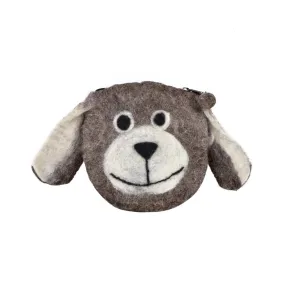 DOGGY WOOL FELT COIN PURSE