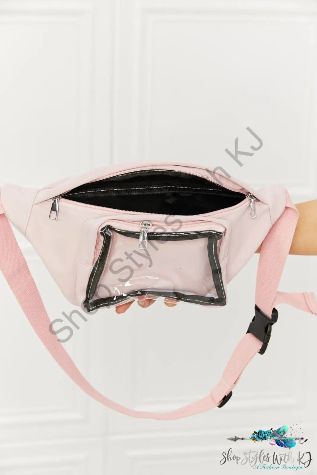 Doing Me Waist Bag in Pink