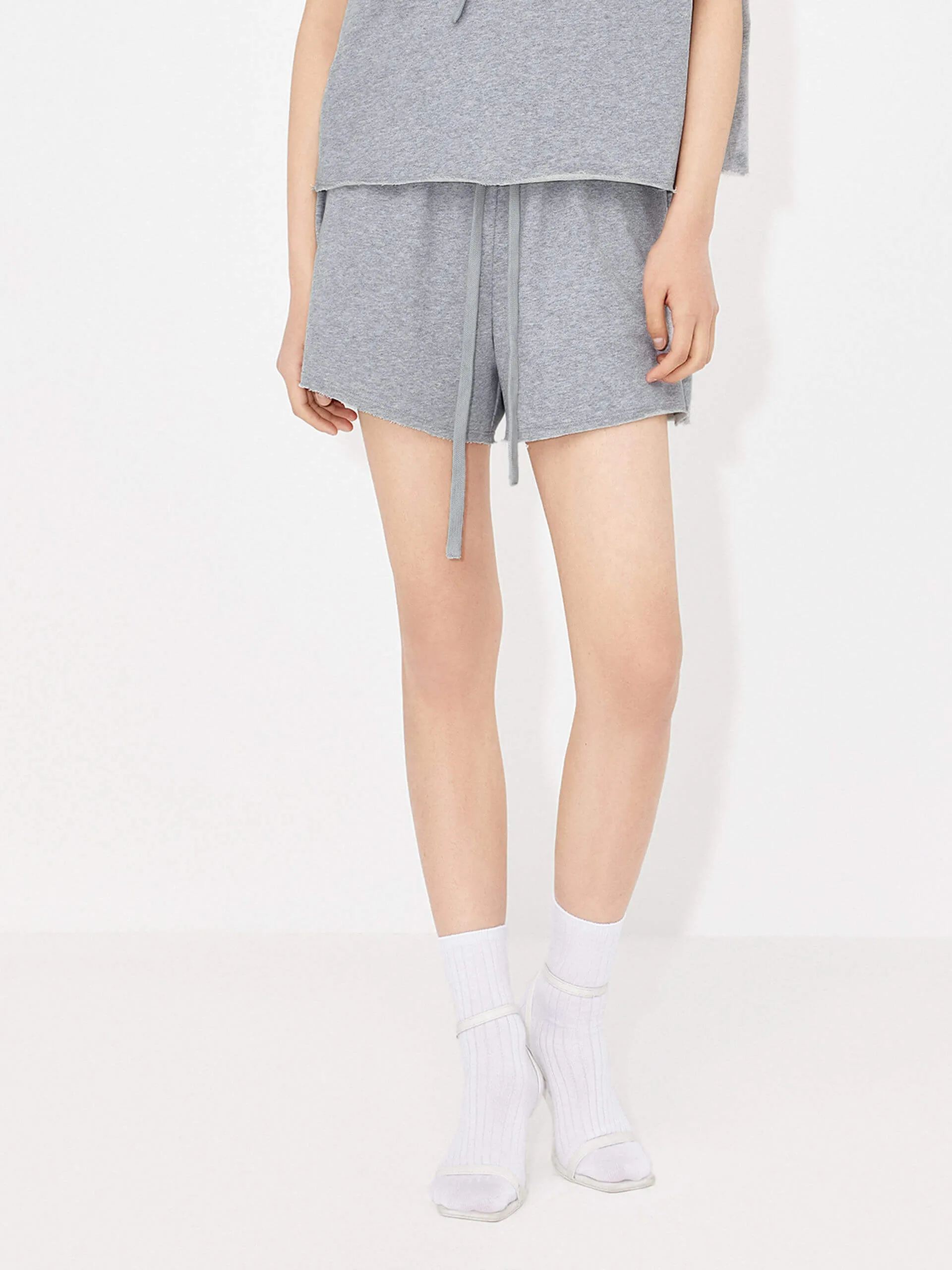 Drawstring Waist Shorts