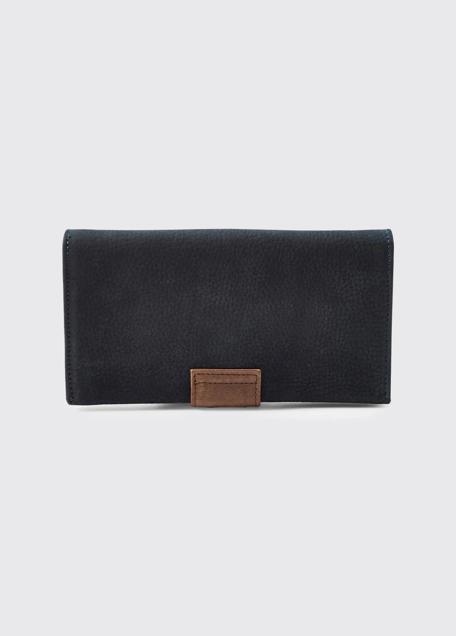 Dunbrody Ladies Leather Purse - Navy/Brown