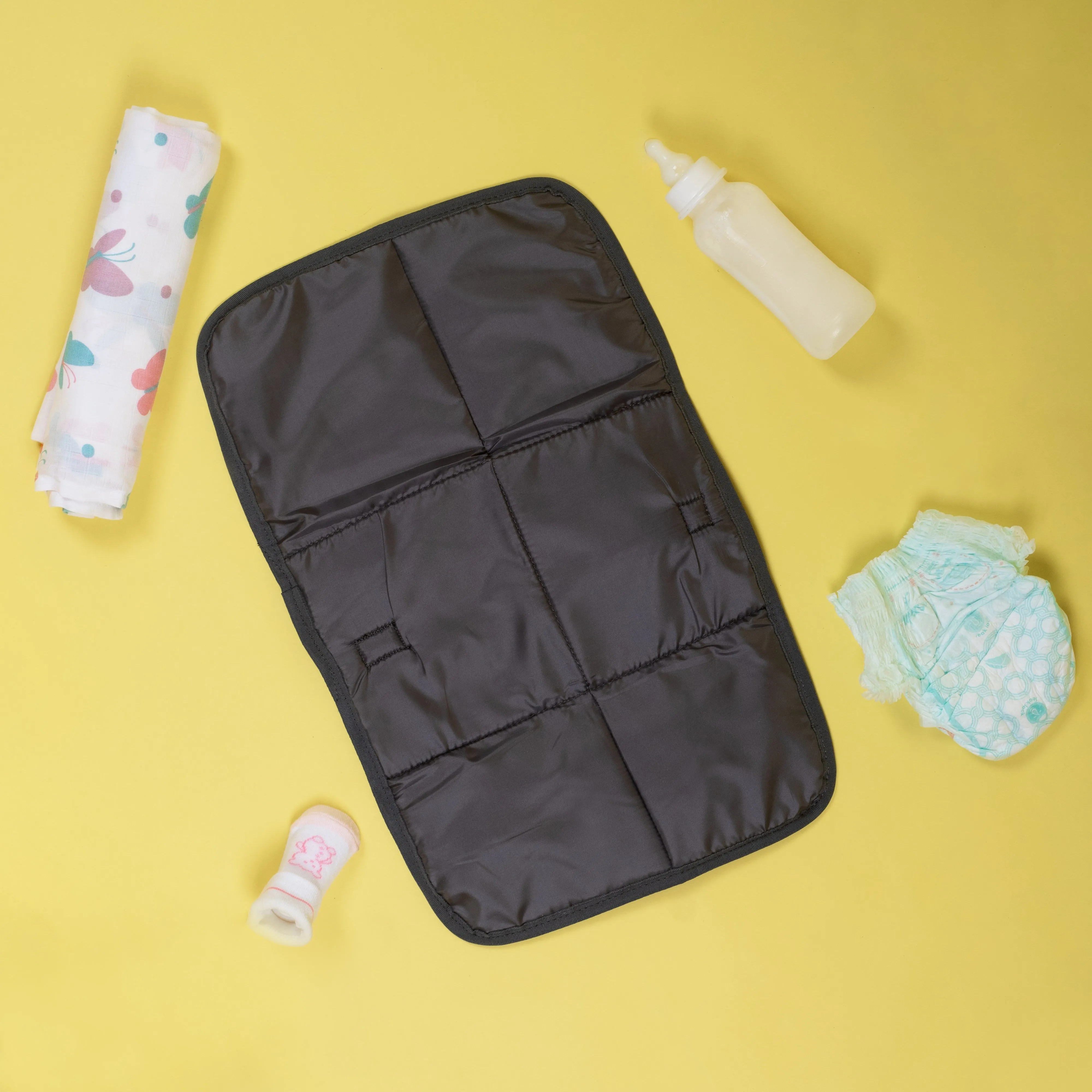 Ebony Black Diaper Bag