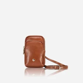 Elegant Tan Sling Handbag with Customizable Strap for Women