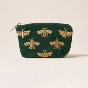 Elizabeth Scarlett Honey Bee Coin Purse | Forest