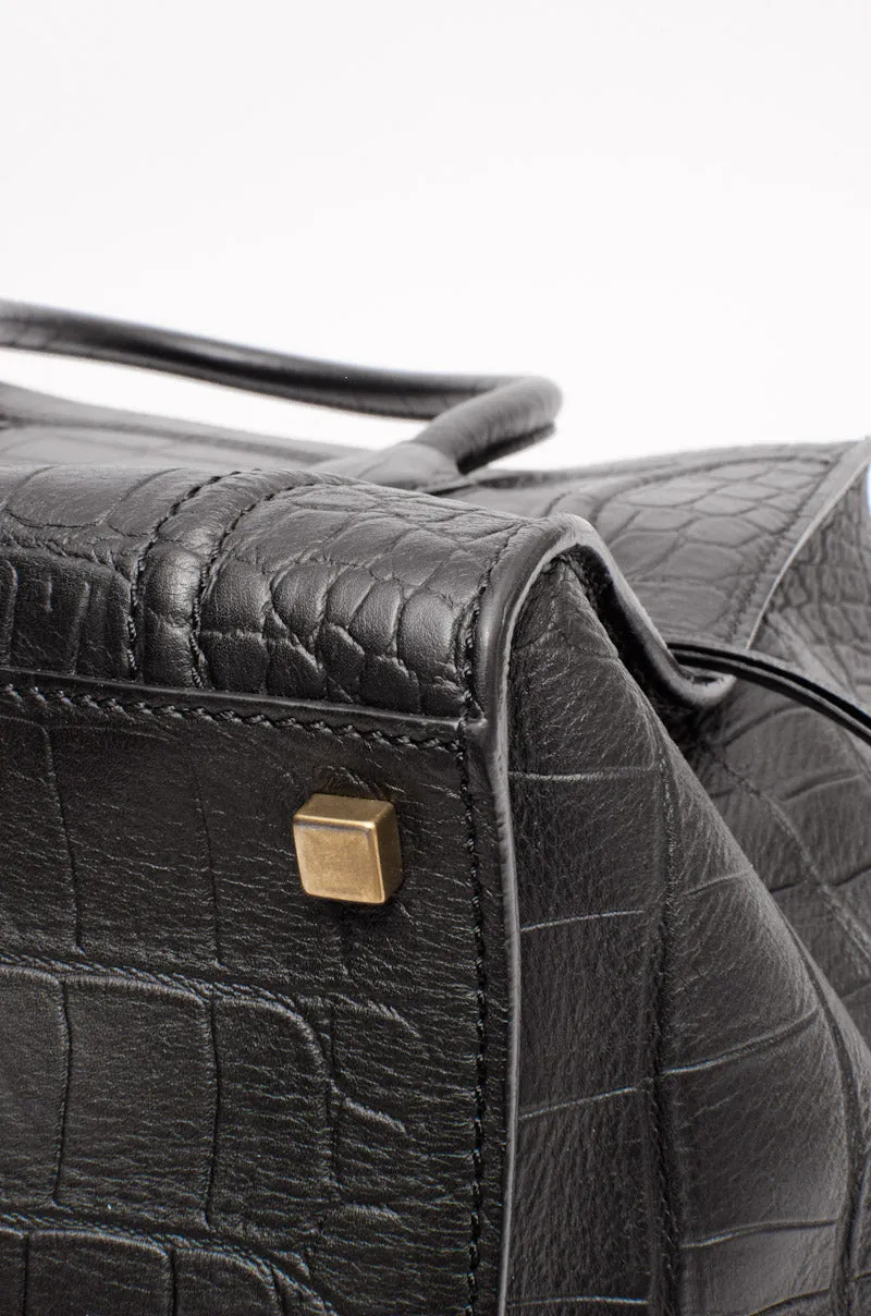 EMBOSSED PHANTOM LUGGAGE BAG