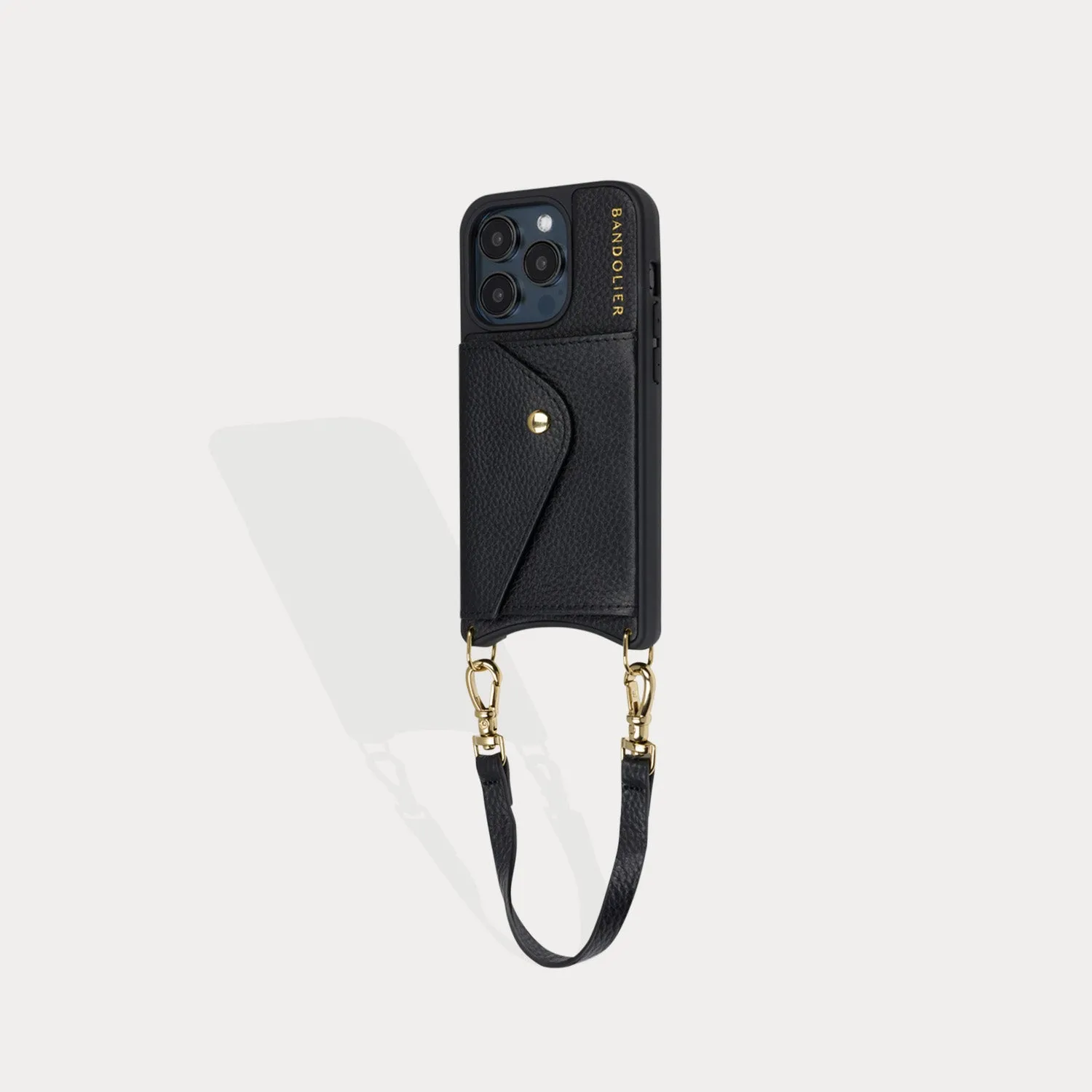 Emma Bandolet Strap - Black/Gold