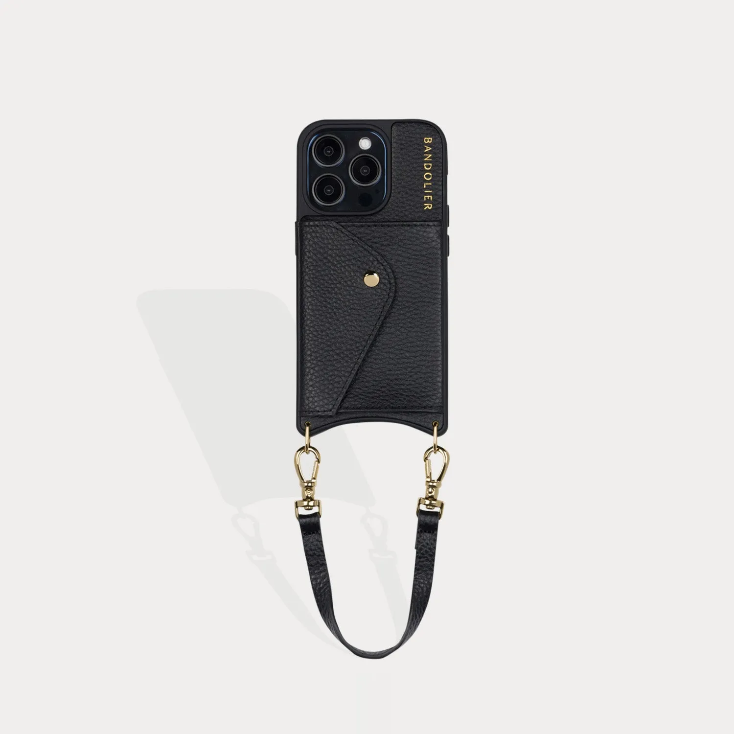 Emma Bandolet Strap - Black/Gold