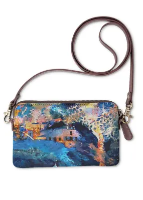 Envy Hold - Santorini Collage Clutch