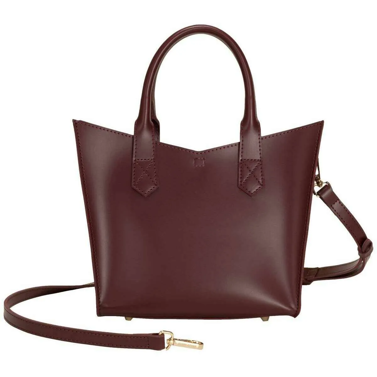 Every Other Twin Strap Medium Grab Bag - Burgundy