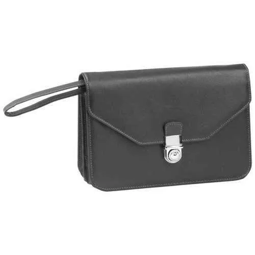 Expandable Faux Leather Clutch Purse