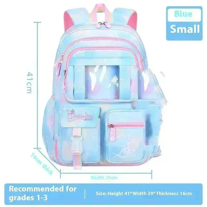 Fantasy Girl Children Backpack Large Capacity Backpack for Kids