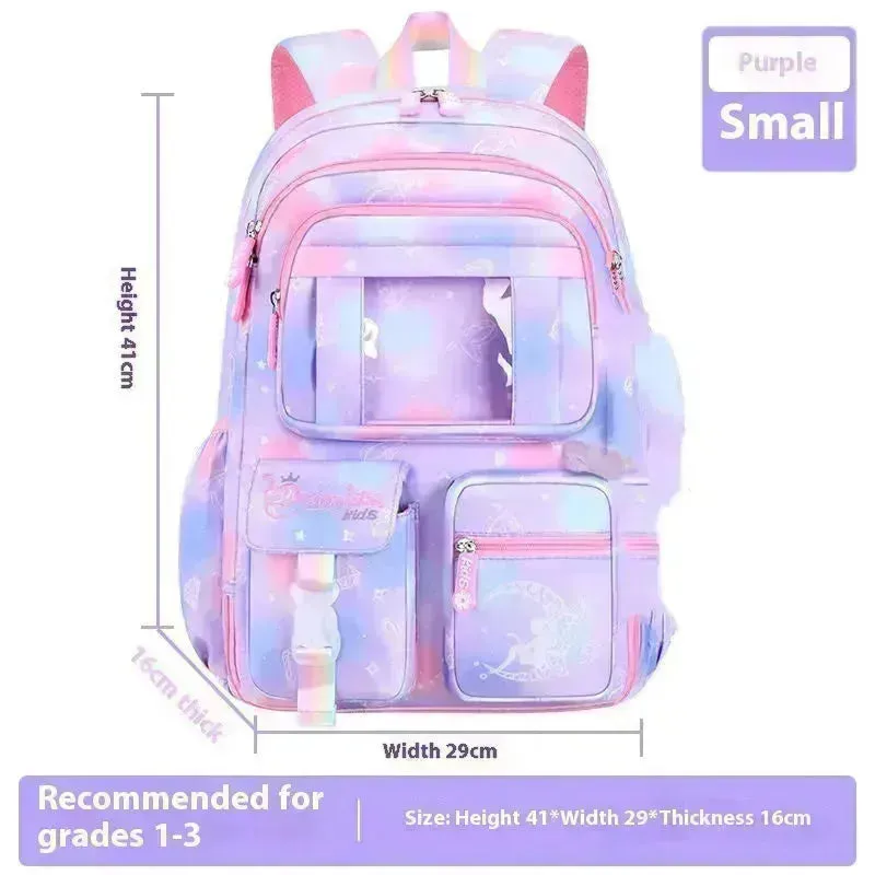 Fantasy Girl Children Backpack Large Capacity Backpack for Kids