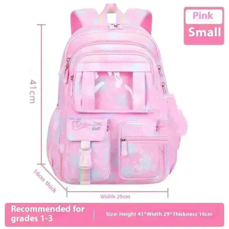 Fantasy Girl Children Backpack Large Capacity Backpack for Kids