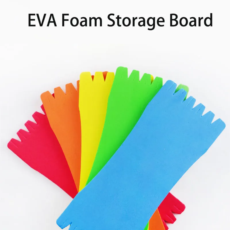 Fishing Line and Hook Organizer with Eva Foam Winding Board