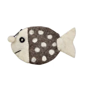 FISHY WOOL FELT COIN PURSE