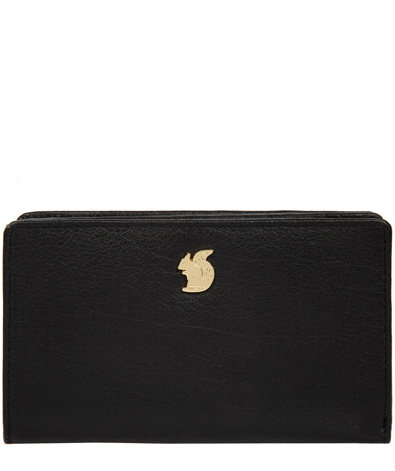 'Fran' Black Leather RFID Purse