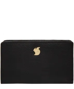 'Fran' Black Leather RFID Purse