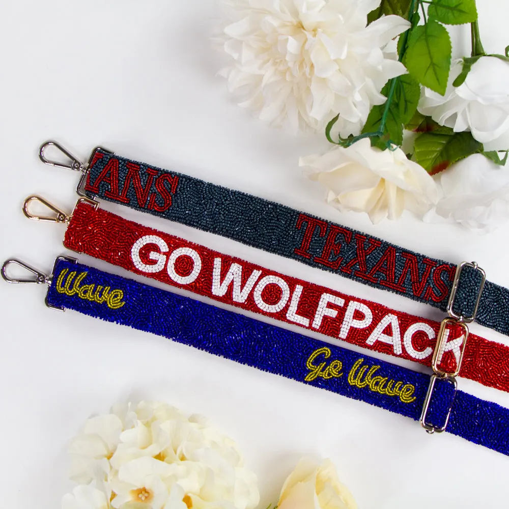 Game Day Beaded Purse Straps