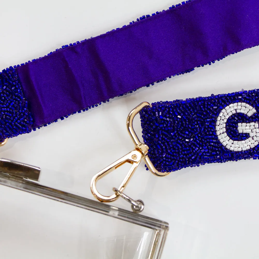 Game Day Beaded Purse Straps