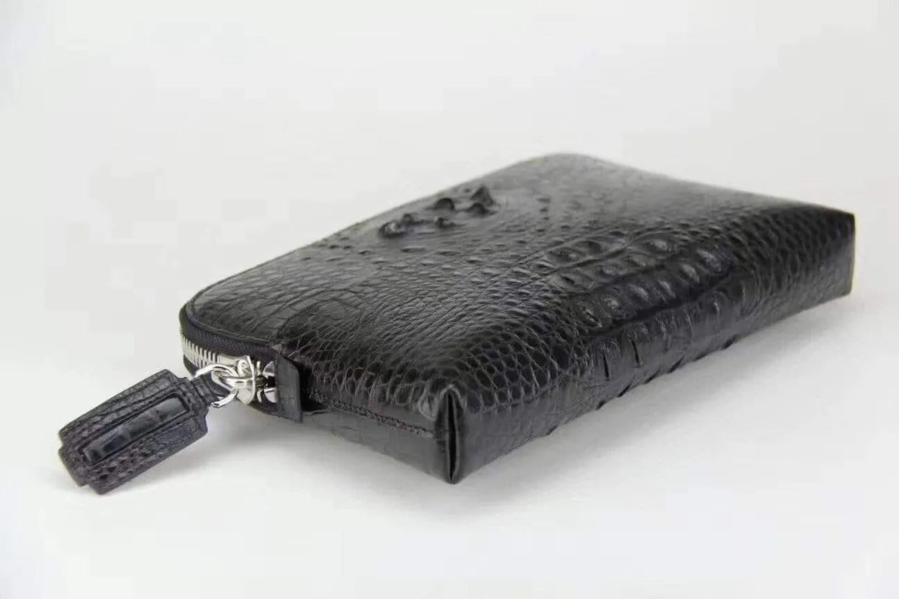 Genuine Crocodile Leather  Clutch Bag For Men