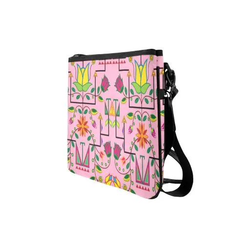 Geometric Floral Summer-Sunset Slim Clutch Bag